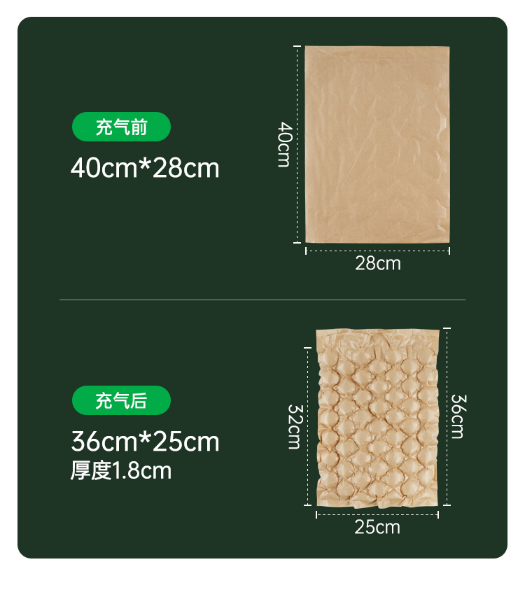生物降解膜 牛皮纸缓冲葫芦膜