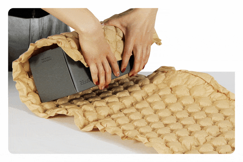 电商大促，何惧“碰撞”？ ——派卫格牛皮纸充气缓冲包装，速度与保护并驱！